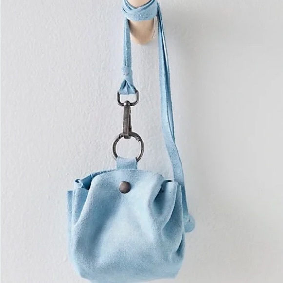Free People Handbags - FREE PEOPLE celeste suede mini pouch